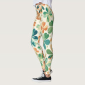 Belles Leggings d'Art Abstrait Traditionnel (Gauche)