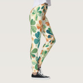 Belles Leggings d'Art Abstrait Traditionnel (Droite)