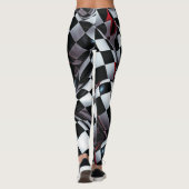 Belles Leggings d'Art Abstrait Traditionnel (Dos)