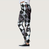Belles Leggings d'Art Abstrait Traditionnel (Gauche)