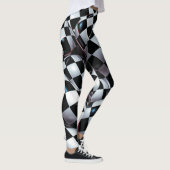 Belles Leggings d'Art Abstrait Traditionnel (Droite)
