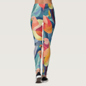 Belles Leggings d'Art Abstrait Traditionnel (Dos)