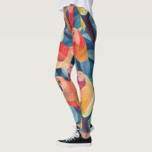 Belles Leggings d'Art Abstrait Traditionnel (Gauche)