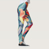 Belles Leggings d'Art Abstrait Traditionnel (Droite)