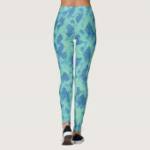 Belles Leggings d'Art Abstrait Traditionnel (Dos)