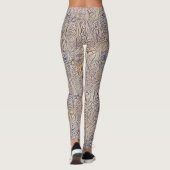 Belles Leggings d'Art Abstrait Traditionnel (Dos)