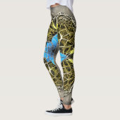 Belles Leggings d'Art Abstrait Traditionnel (Gauche)