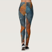Belles Leggings d'Art Abstrait Traditionnel (Dos)
