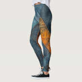 Belles Leggings d'Art Abstrait Traditionnel (Gauche)