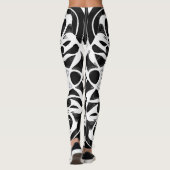 Belles Leggings d'Art Abstrait Traditionnel (Dos)