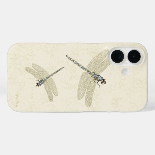 Belles libellules bijoux Casemate Coques (Verso (horizontal))