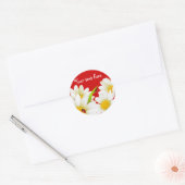 Belles marguerites et stickers Ladybugs (Enveloppe)