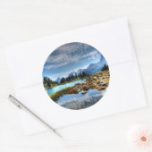 Belles montagnes Meadows Lake Stickers (Enveloppe)