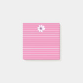 Belles notes de post-it aux fleurs (Devant)