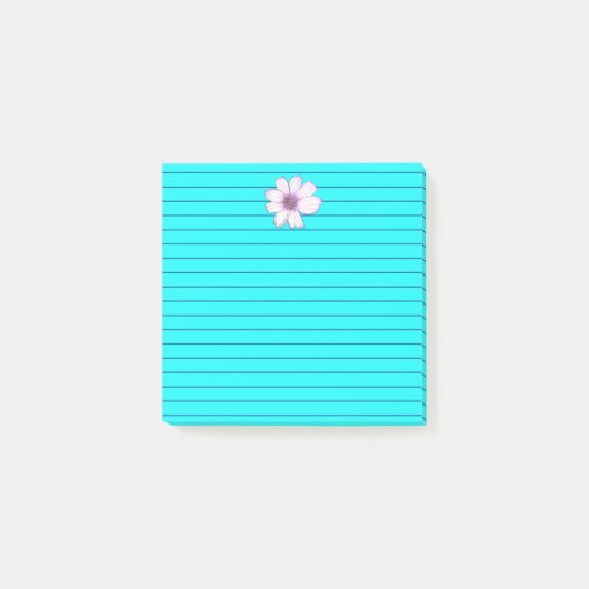 Belles notes de post-it aux fleurs (Devant)