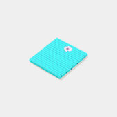 Belles notes de post-it aux fleurs (Incliné)