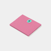 Belles notes de post-it aux fleurs (Incliné)