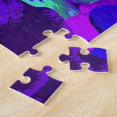 Belles Pansies Puzzle Violet Fleurs (Côté)