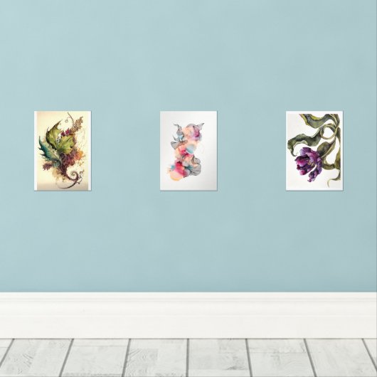 Belles peintures pour chambres avec 3pc (Parquet)