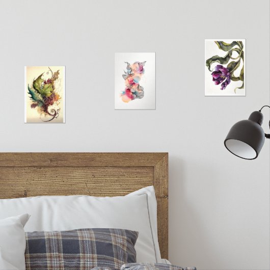 Belles peintures pour chambres avec 3pc (Chambre à coucher)