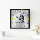 Belles pendules de tennis personnalisées pour homm (Maison)