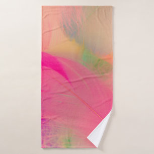 Belles plumes abstraites violettes et bleues sur l