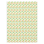 Belles pommes vertes sur nappe blanche (Devant)