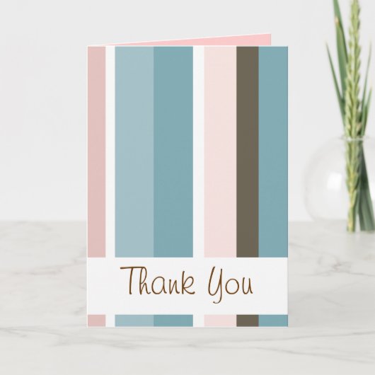 Belles rayures - Merci - personnaliser (Devant)