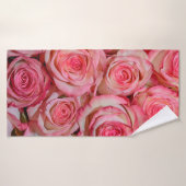 Belles roses roses roses (Serviette de bain)