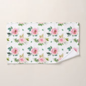 Belles roses roses roses (Serviette à main)