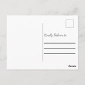 Belles roses roses sur carte de remerciement aquar (Dos)