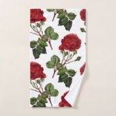 Belles Roses Rouges (Serviette à main)