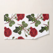 Belles Roses Rouges (Serviette à main)