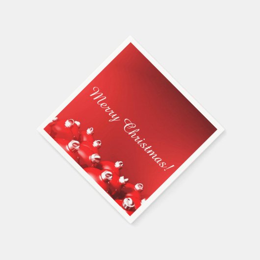 Belles serviettes en papier de Noël joyeux! (Coin)