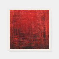 Belles serviettes en papier rouge !