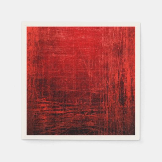 Belles serviettes en papier rouge ! (Devant)