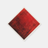 Belles serviettes en papier rouge ! (Coin)