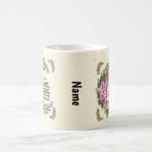 Belles tasses de Mariage Rose Vows (Centre)