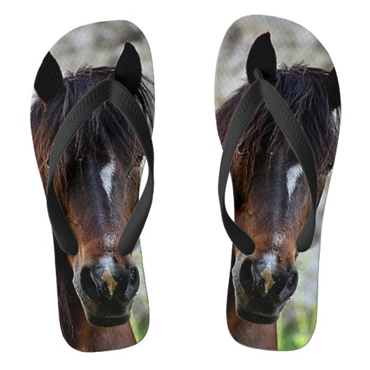 Belles tongs à cheval Brown (Semelle)