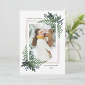 Belles vacances - carte photo de Noël (Debout devant)
