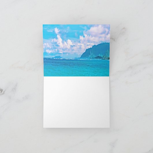 Belles vagues turquoise de l'océan (Intérieur)