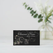 Belles vignes D1 - cartes de visite de Scrollwork (Debout devant)