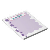 Belles violettes Bloc-notes important (Incliné)