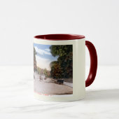 Bellevue Ave, Newport RI Vintage Mug (Devant droit)