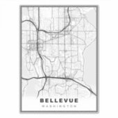 Bellevue-kaart Sticker (Voorkant)