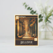 Bellevue, Washington| Carte postale ancienne (Debout devant)