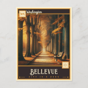 Bellevue, Washington Carte postale ancienne
