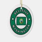Bellevue Washington Keramisch Ornament (Rechts)