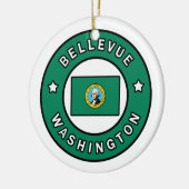 Bellevue Washington Keramisch Ornament (Links)