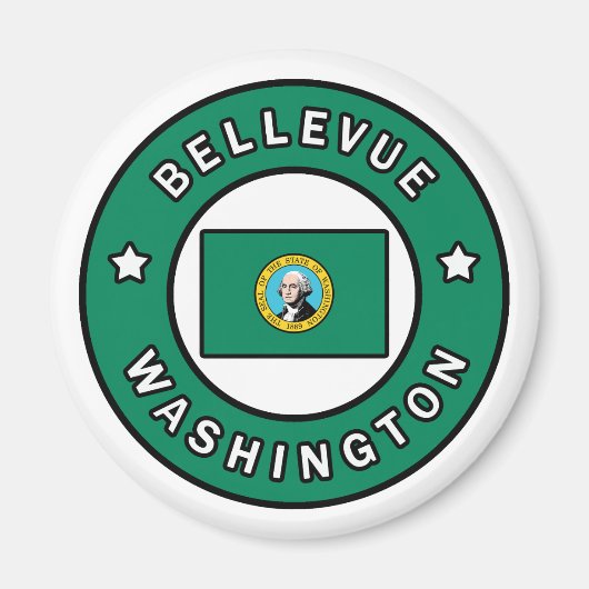 Bellevue Washington Magneet (Voorkant)